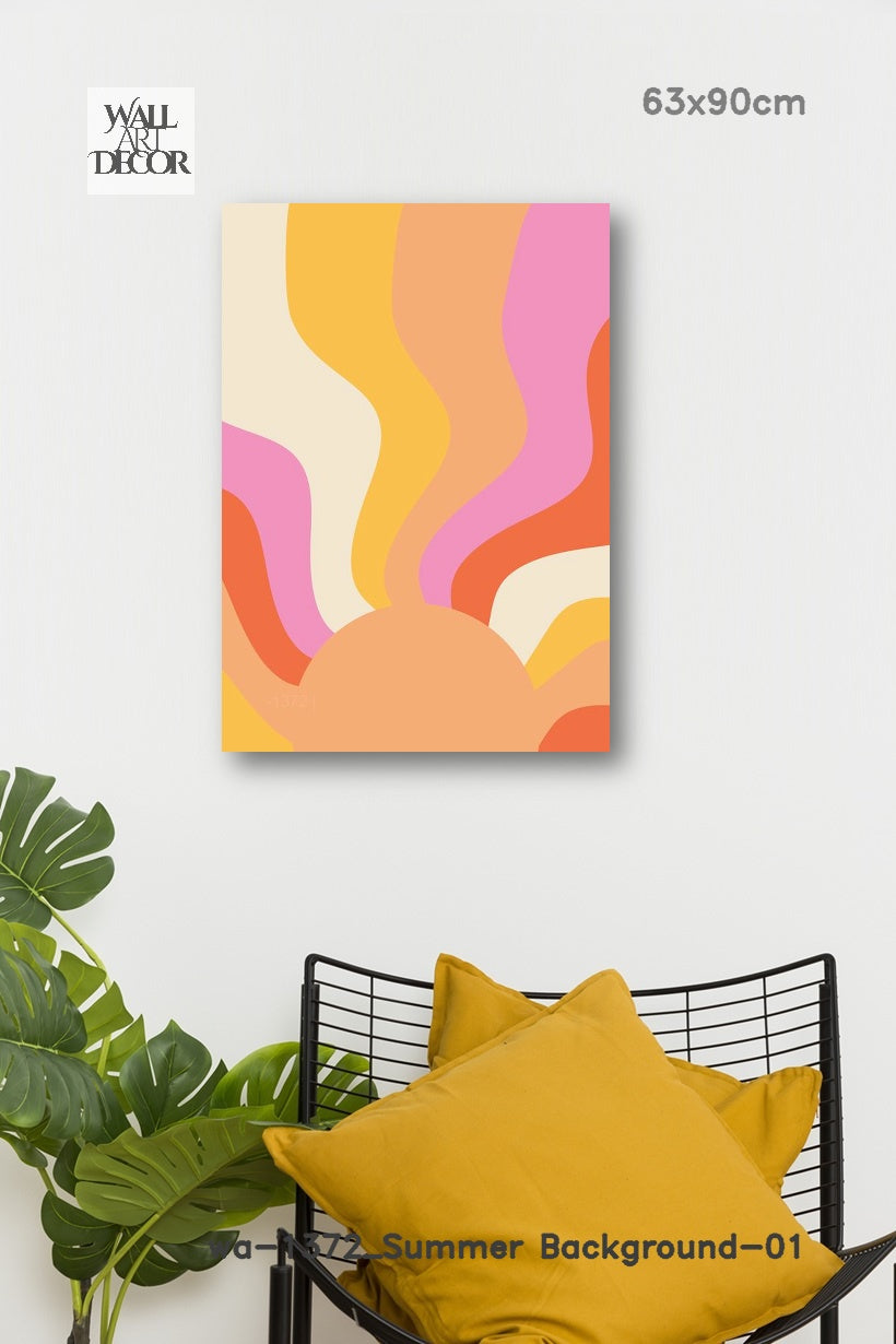 سولار سويل: ذا ريترو جروف – لوحات جدارية حديثة بدون إطار