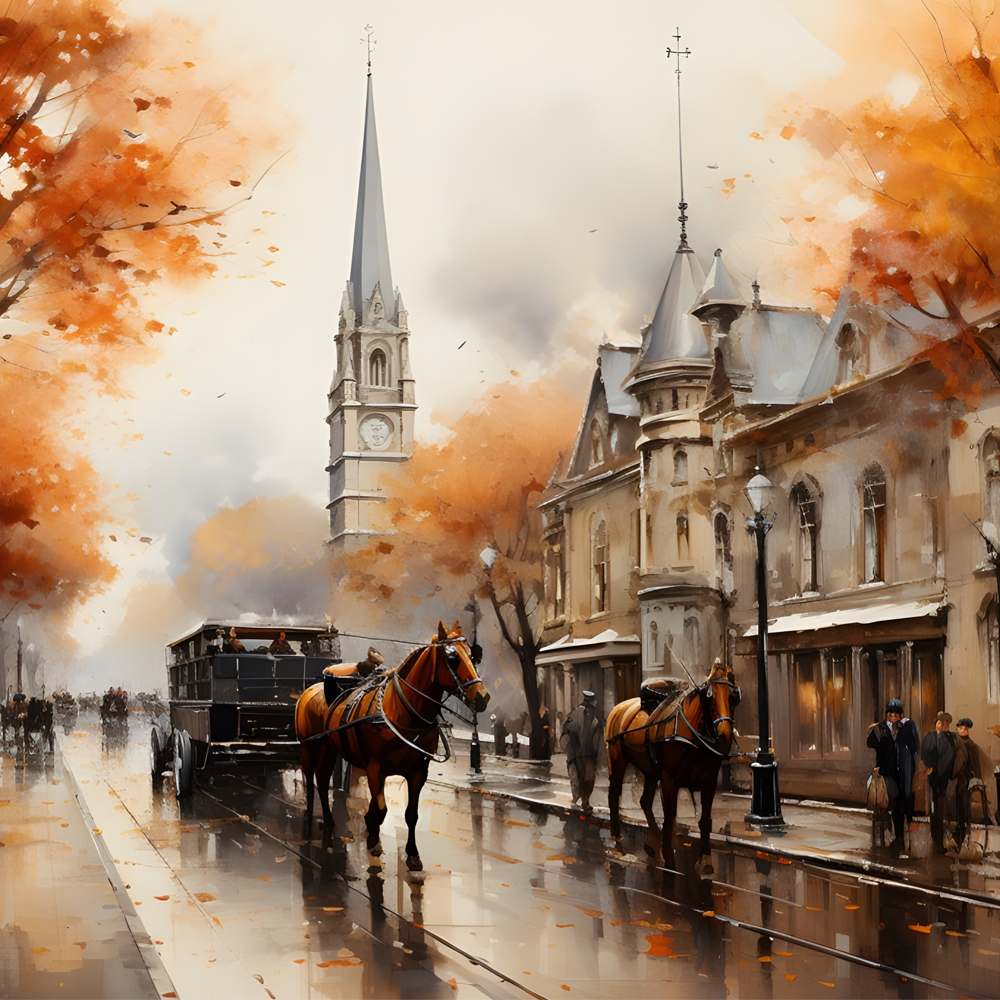 Wall Art Horse UK Road Side View