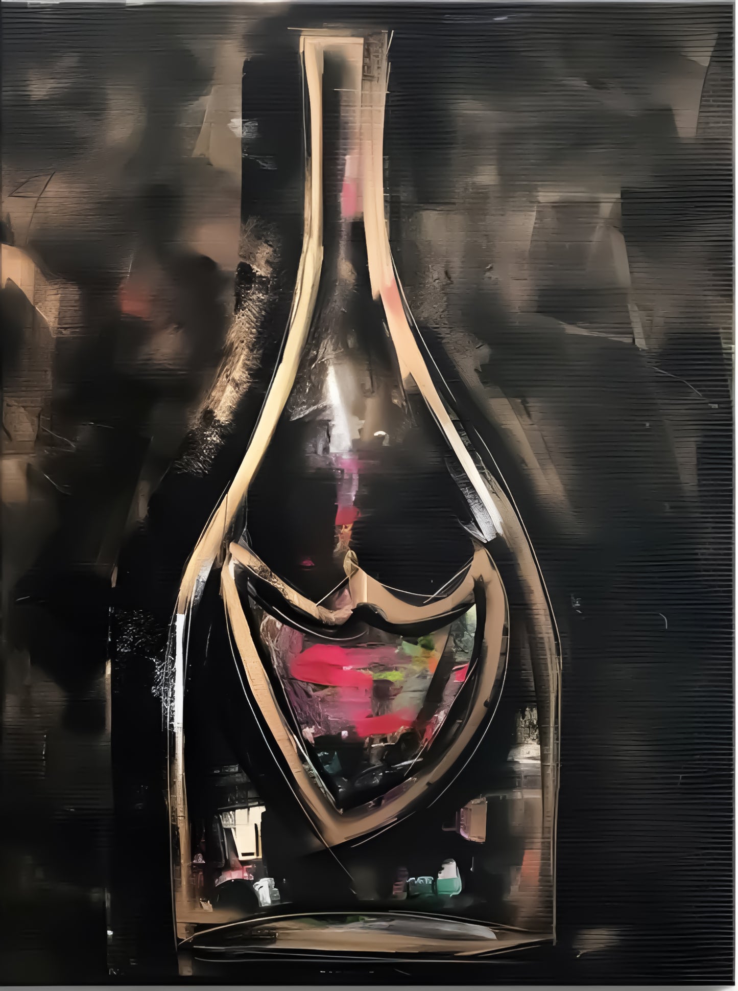 Rose Champagne Plexiglass Print Plexiglass Wall Print