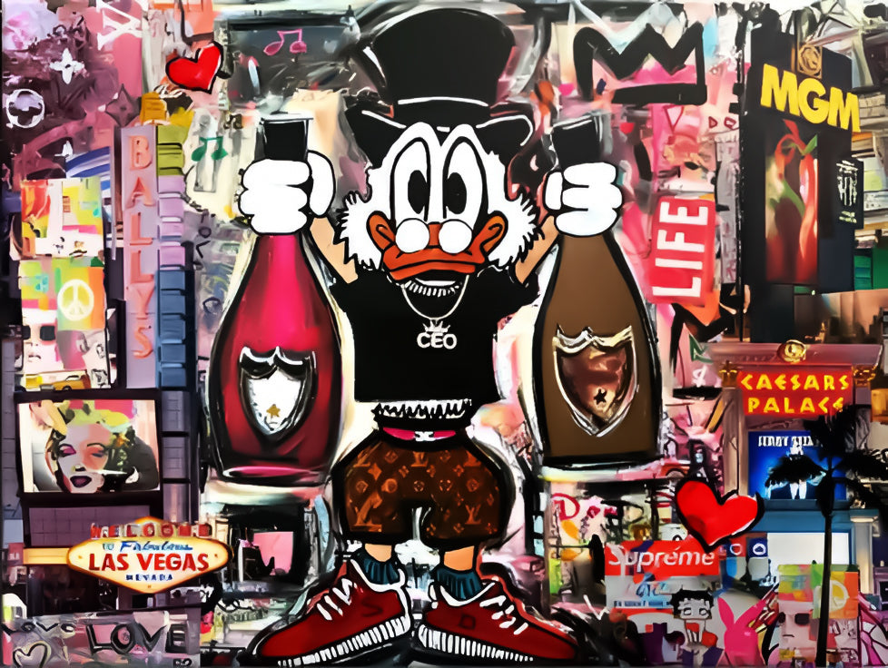 Scrooge McDuck — Stockholm Plexiglass Print