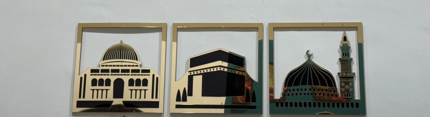 Al-Aqsa Mosque, Kaaba, Al-Masjid an-Nabawi