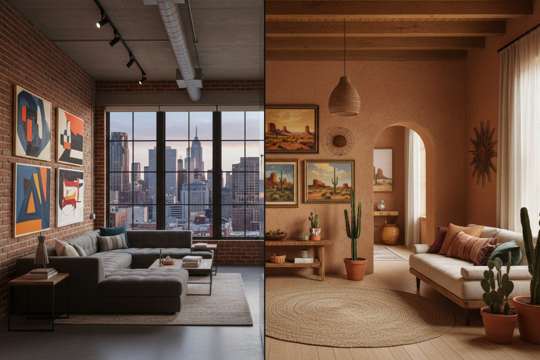 From Downtown to the Desert: Matching Art to Your Interior Style