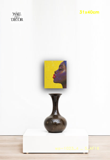 صفاء الجمشت: الروح المتألقة – لوحة جدارية عصرية بدون إطار