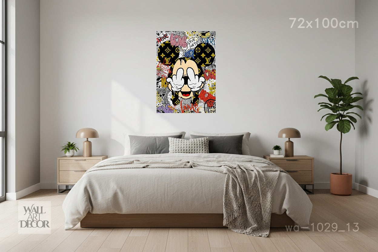 تمرد ميكي: فن الشارع الفاخر في المدن - فن جداري حديث بدون إطار