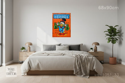 هيرمس هارفست: سند ملكية سكروج ماكداك – لوحة جدارية عصرية بدون إطار