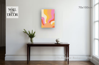 سولار سويل: ذا ريترو جروف – لوحات جدارية حديثة بدون إطار