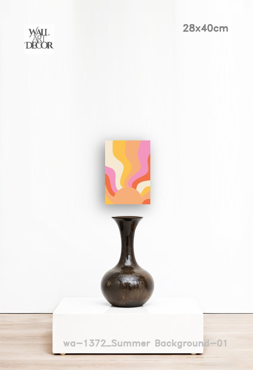 سولار سويل: ذا ريترو جروف – لوحات جدارية حديثة بدون إطار