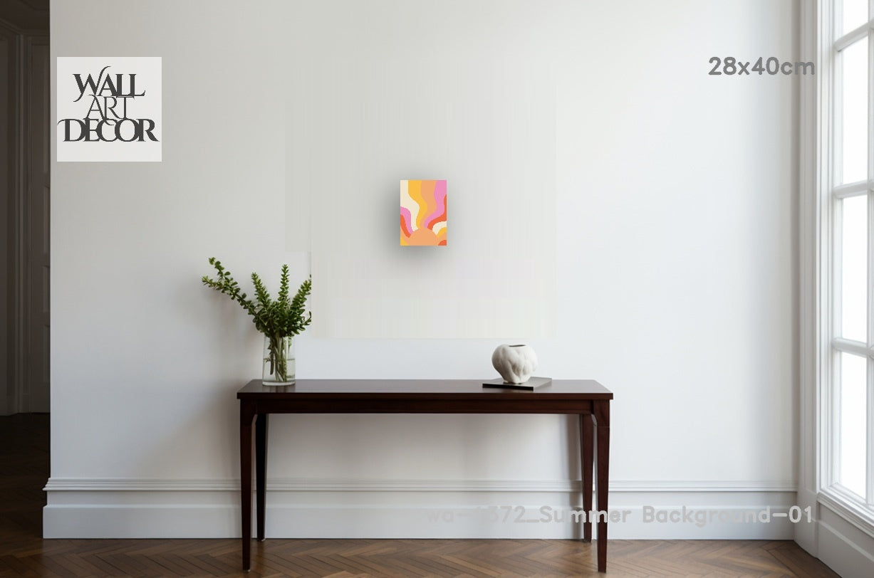 سولار سويل: ذا ريترو جروف – لوحات جدارية حديثة بدون إطار