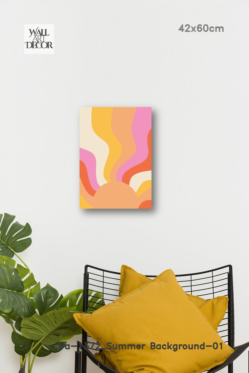 سولار سويل: ذا ريترو جروف – لوحات جدارية حديثة بدون إطار