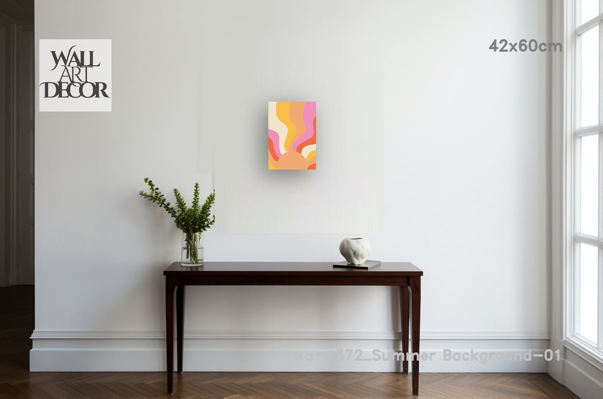 سولار سويل: ذا ريترو جروف – لوحات جدارية حديثة بدون إطار