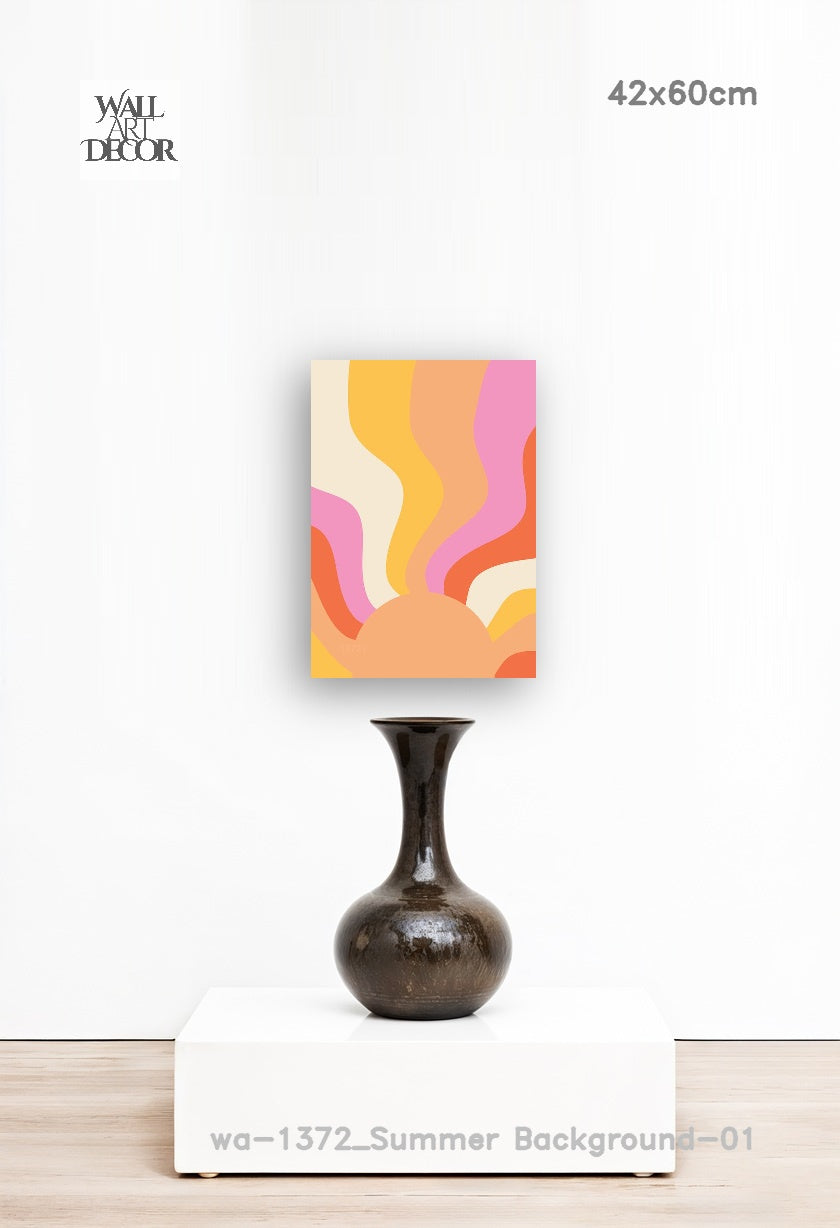 سولار سويل: ذا ريترو جروف – لوحات جدارية حديثة بدون إطار