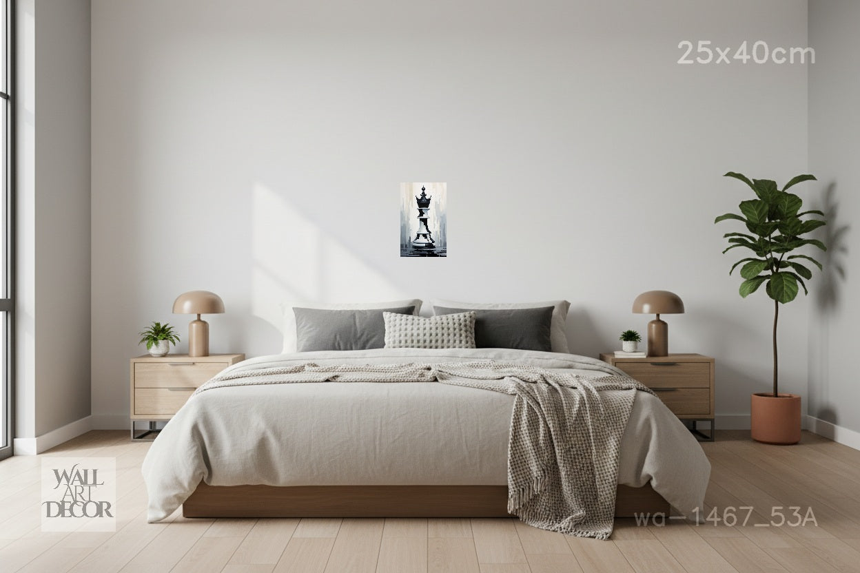 كش ملك: الملكة الكبرى – لوحة جدارية عصرية بدون إطار