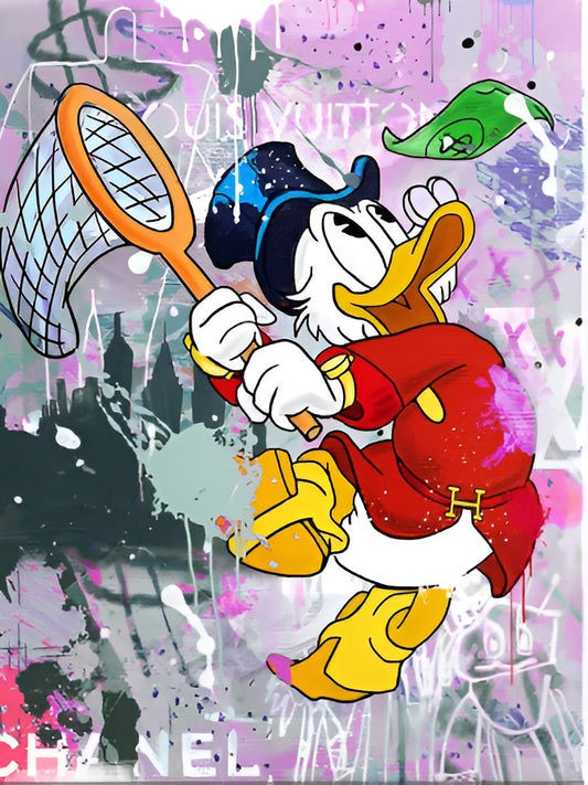 MC Duck  Plexiglass Wall Print
