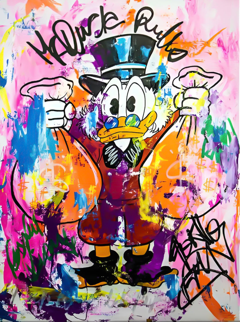 Scrooge Mcduck — Stockholm Plexiglass Print