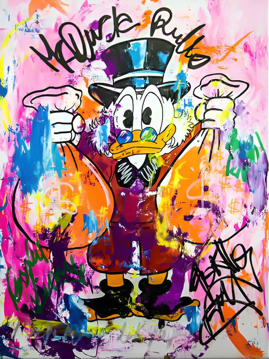 Scrooge Mcduck — Stockholm Plexiglass Print
