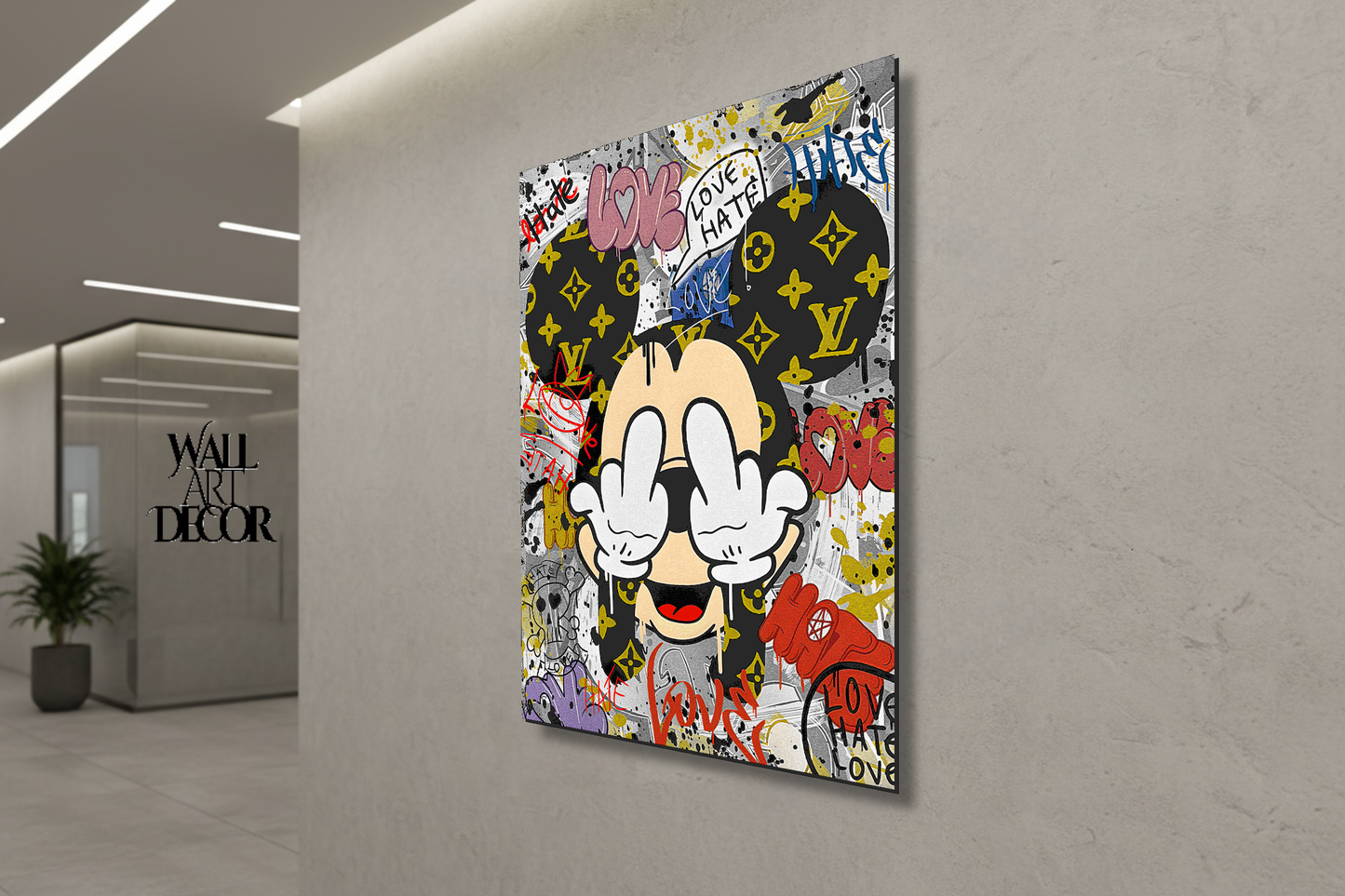 تمرد ميكي: فن الشارع الفاخر في المدن - فن جداري حديث بدون إطار