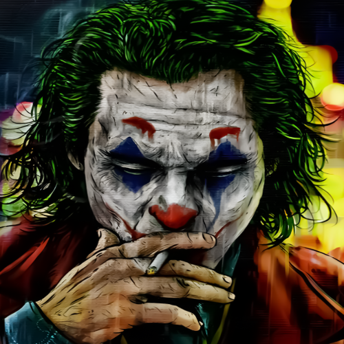 The jokaer's moment Plexiglass Wall Print