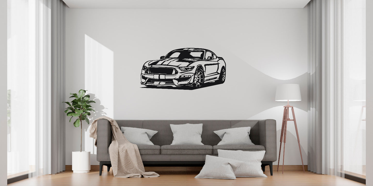 Car Black Acrylic Wall Art Decor