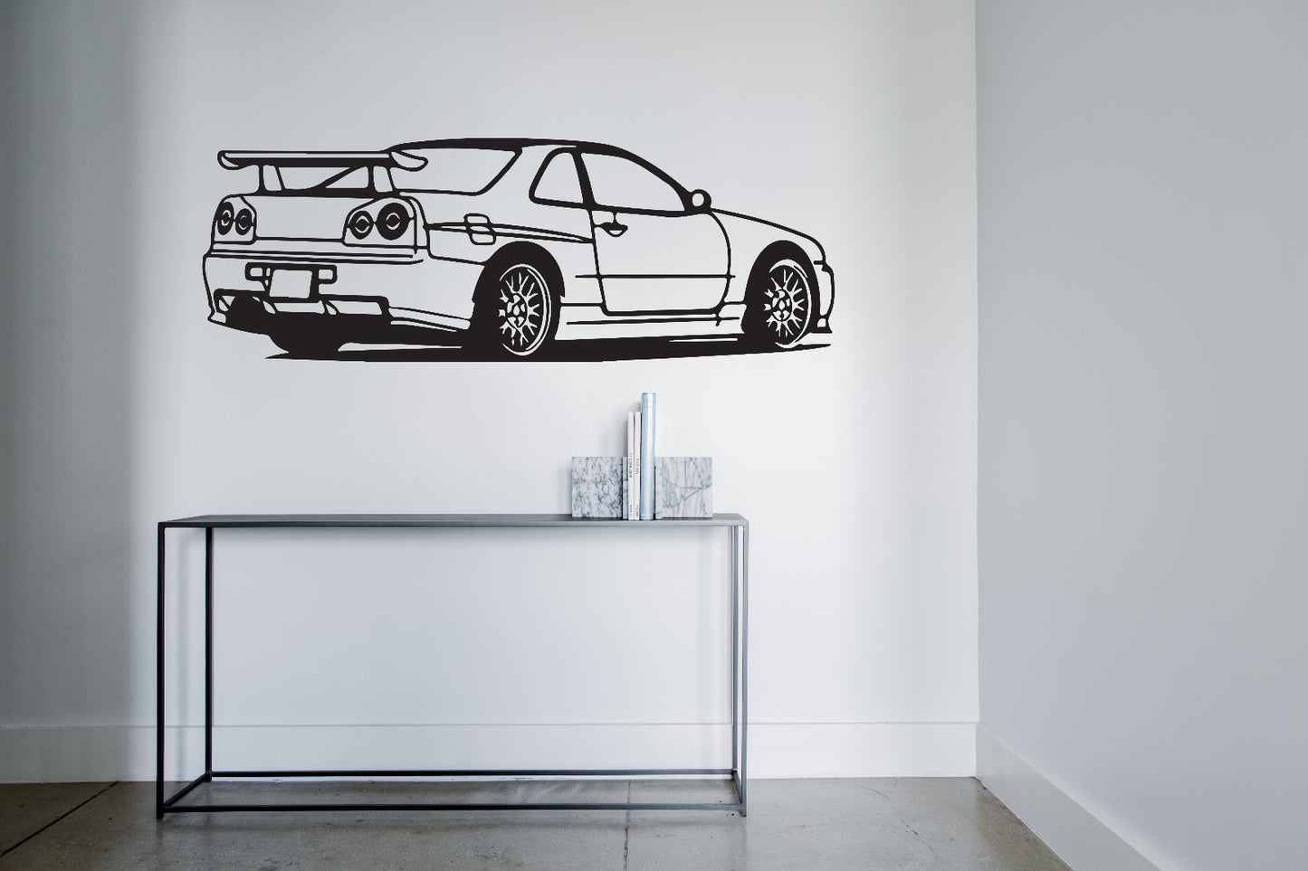 Car – Black Acrylic Laser Cut Wall Art
