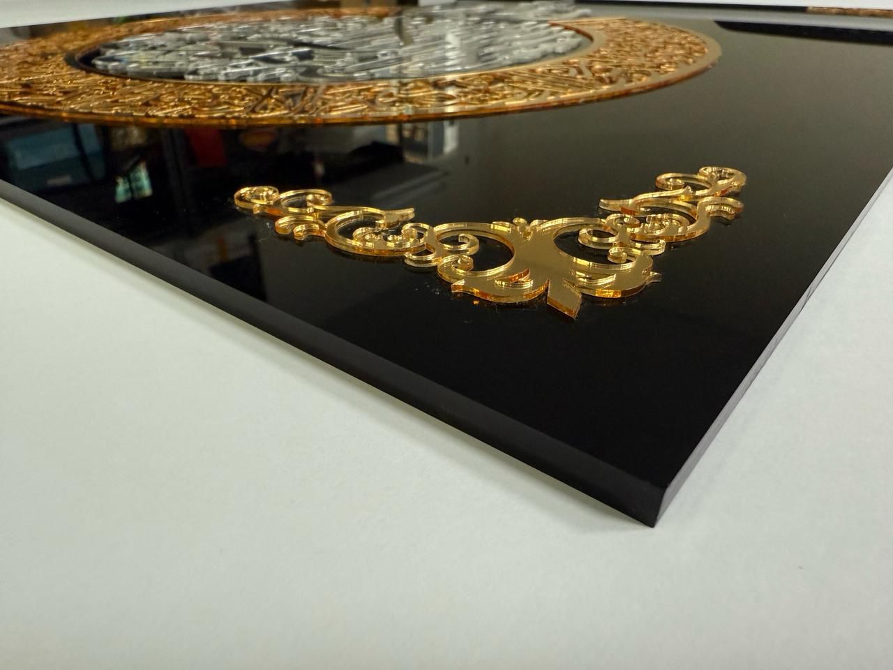 Ayat-ul-Kursi Acrylic Wall Art – Golden Finish