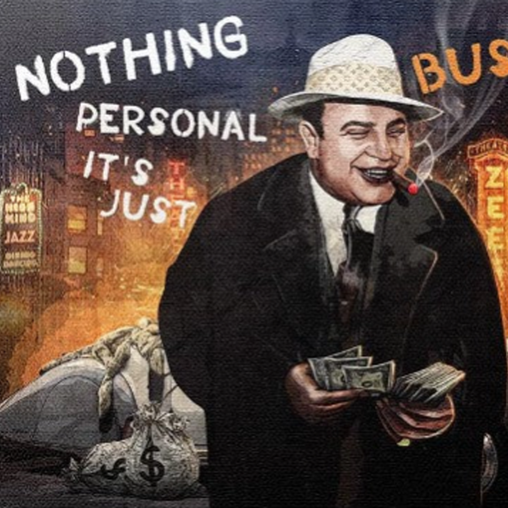 Nothing Personal, It's Just Business" – Plexiglass Wall Art