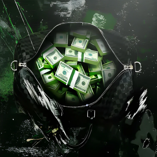 “Bag Full of Dollars” – Plexiglass Wall Art